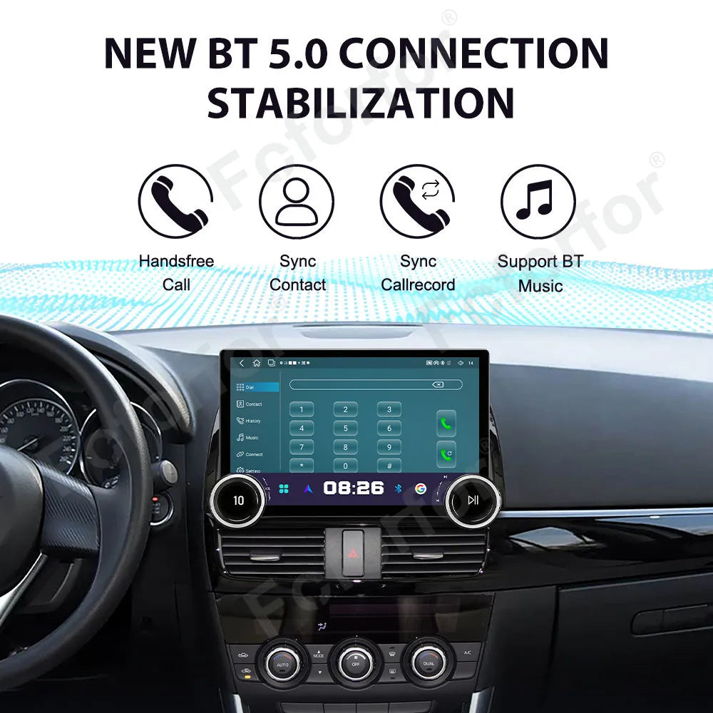 Luxury Stylish 11.5 Inch Android 15 Touchscreen Carplay Android Auto Bluetooth Radio Playe