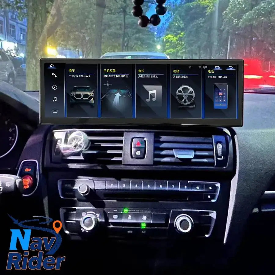 Linux 14.9inch For BMW 1 Series F20 2012-2016 NBT CIC Android Auto Car Screen Wireless Car
