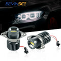 CANbus Error Free LED Angel Eyes Halo Ring Marker Light Bulbs Fit For BMW E90 E91 LCI 2008