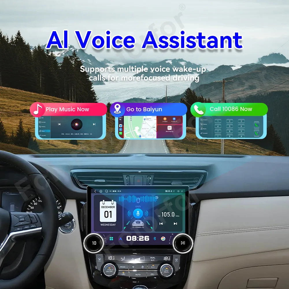 Pro Premium 11.5 Inch Android 15 Super Clear HD Touch Wireless CarPlay GPS Stereo Head Uni
