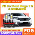 Fit For Ford Kuga 1 2 3 2008-2017 2018 2019 2020 2021 60W H8 H9 H11 Fog Lights 20000LM CSP
