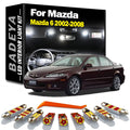 BADEYA 12Pcs LED Bulb Interior Map Trunk Plate Light Kit Signal Lamp For Mazda 6 Mazda6 GG