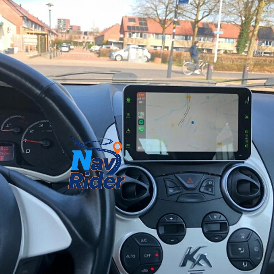 Android 15 For Ford Ka 2008 - 2012 Carplay Automotive Multimedia GPS Radio Coche With Blue | AUTOKITSHOP