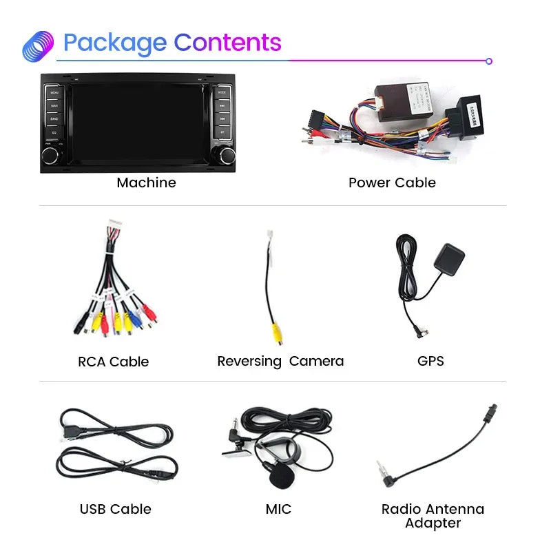Android 13 Car Radio for Volkswagen VW Touareg T5 Transporter 2002-2011 Carplay Android AU | AUTOKITSHOP
