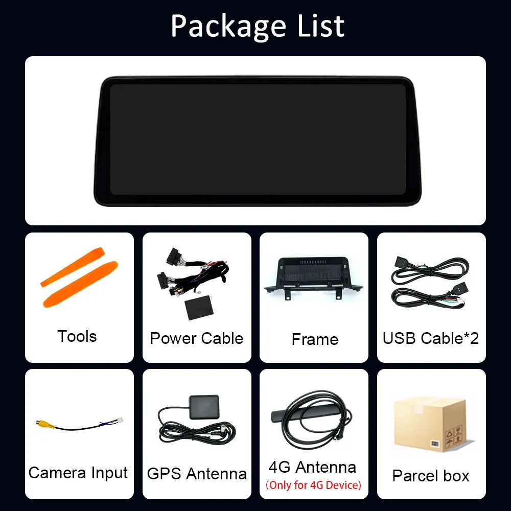 12.3 '' Android 16 Wireless Carplay GPS for BMW X5 F15 X6 F16 2014 2015 - 2018 NBT EVO Sys