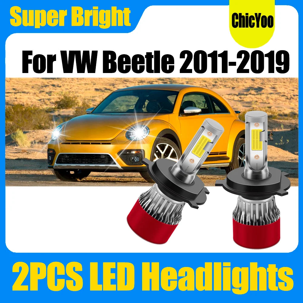 2X Canbus Car LED Headlight 150W 30000LM Car Turbo Light 6000K White For VW Beetle 2011 20