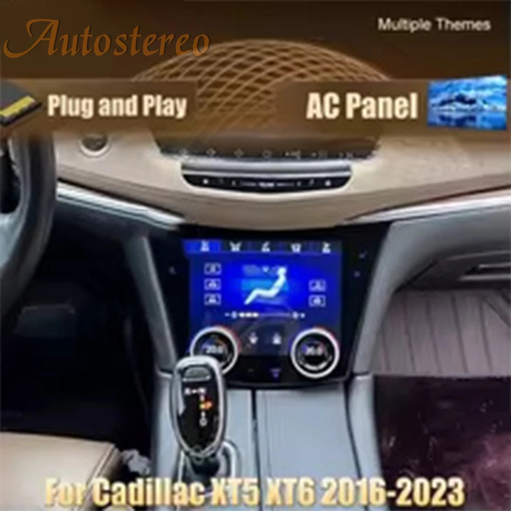 Digital AC Panel Display For Cadillac XT5 XT6 2015-2023 Car GPS Navigation Auto Headunit M