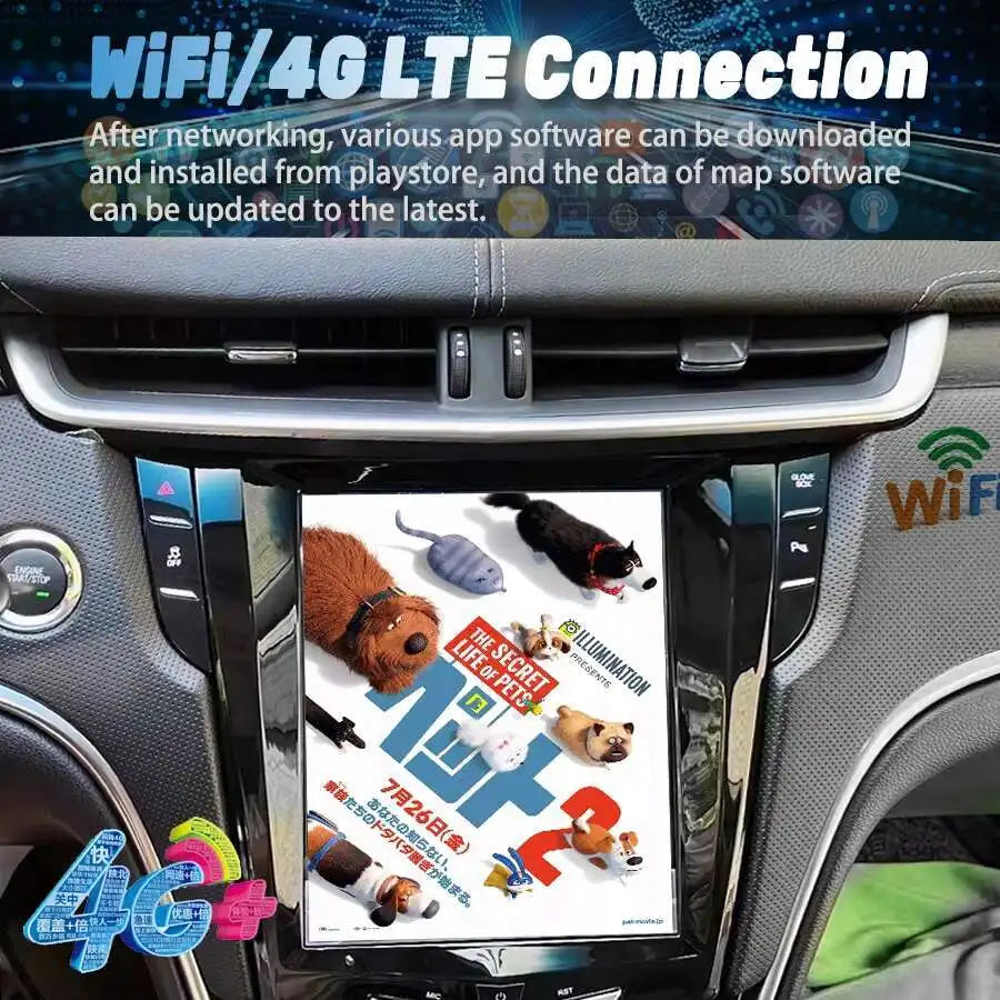 9.7inch IPS screen Android 15 For Cadillac XTS,ATS,XT5,SRX,CTS Bluetooth Car Auto Radio Mu | AUTOKITSHOP