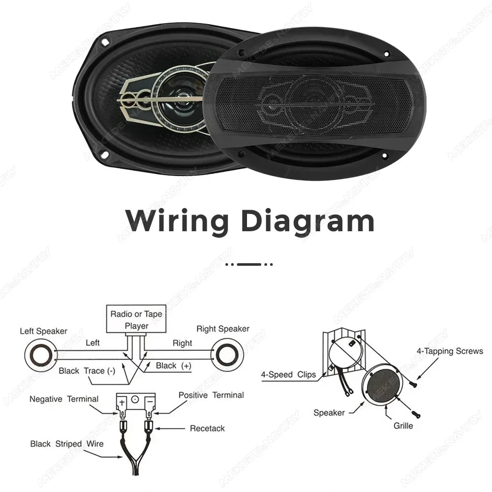 RGB Tweeter Speaker for Audi - RGB LED Ambient Speaker Car Interior Light