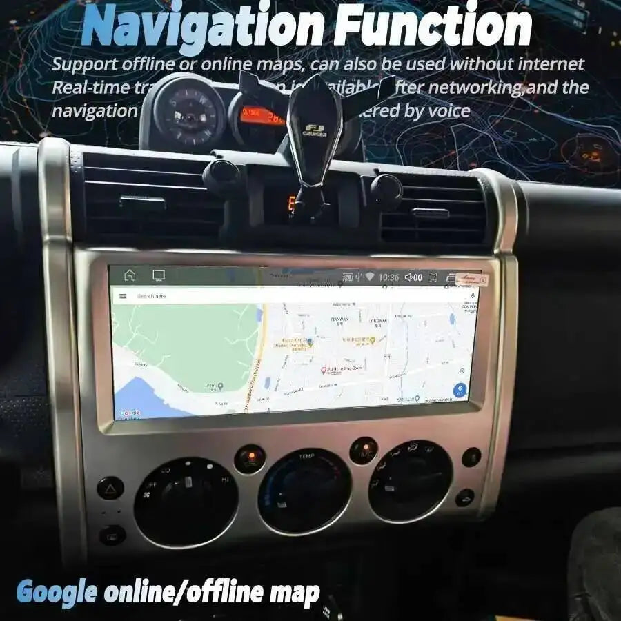 Wireless Carplay GPS Navigation For Toyota FJ Cruiser 2008-2015 Car Radio Multimedia Playe | AUTOKITSHOP