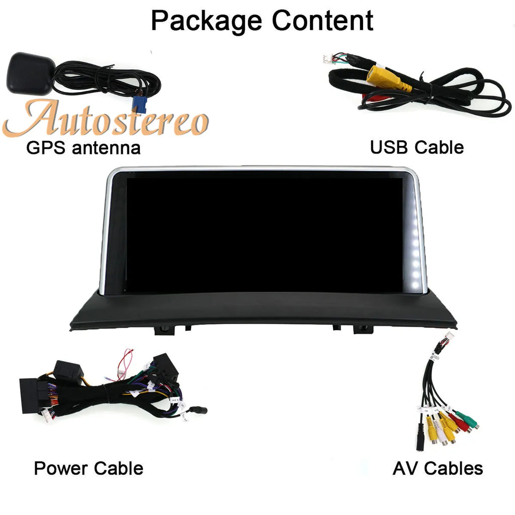 Carplay Qualcomm 256GB Android 13 For BMW X3 E83 2005-2009 Car Multimedia Player GPS Navig