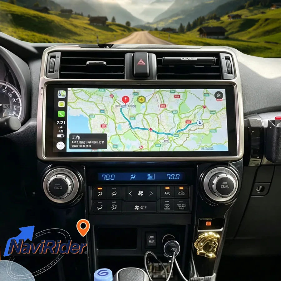 12.3" Android Screen For Toyota 4Runner 4 Runner 2009-2019 GPS Wireless CarPlay Auto Stere
