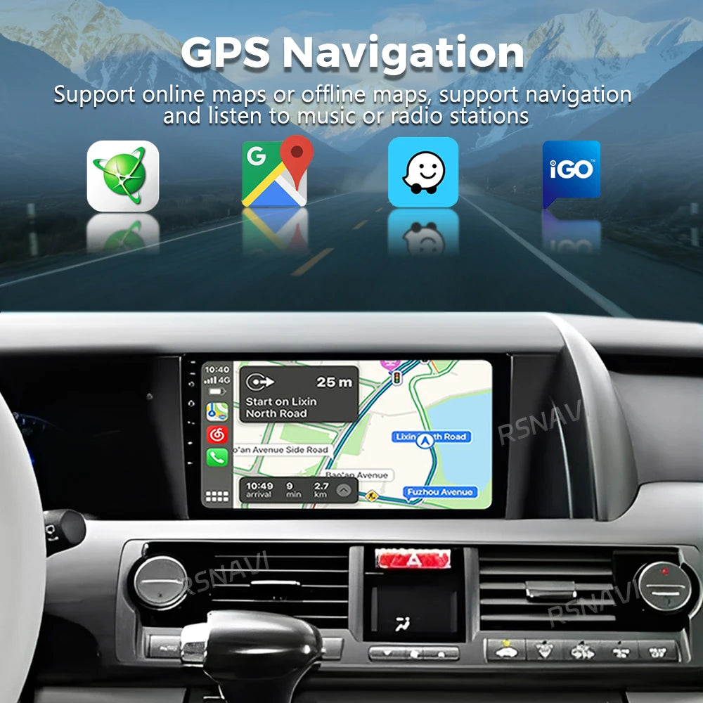 Qualcomm Android 16 For Honda Elysion 2004 - 2015 2K QLED Android Car Radio Multimedia Vid