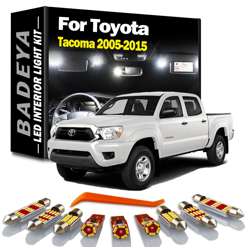 10-Piece LED Interior Light Kit for Toyota 2005-2009 - Canbus Error-Free Interior Bulbs