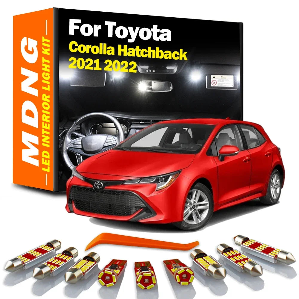 LED Interior Light Kit for Toyota Corolla Hatchback - Canbus Error-Free Bulbs | AUTOKITSHOP