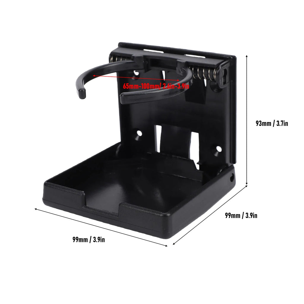 Car Desk Cup Holder Boat Cup Holder Black Adjustable Folding Space Saving Water Bottle Holder fo - Automotive LED Light