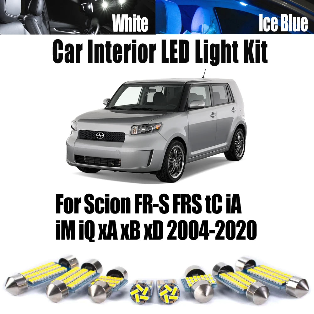 LED Interior Light Kit for Scion FR-S FRS tC iA iM iQ xA xB xD 2004-2020 - Canbus Dome Map Door Trunk Bulbs | AUTOKIT...