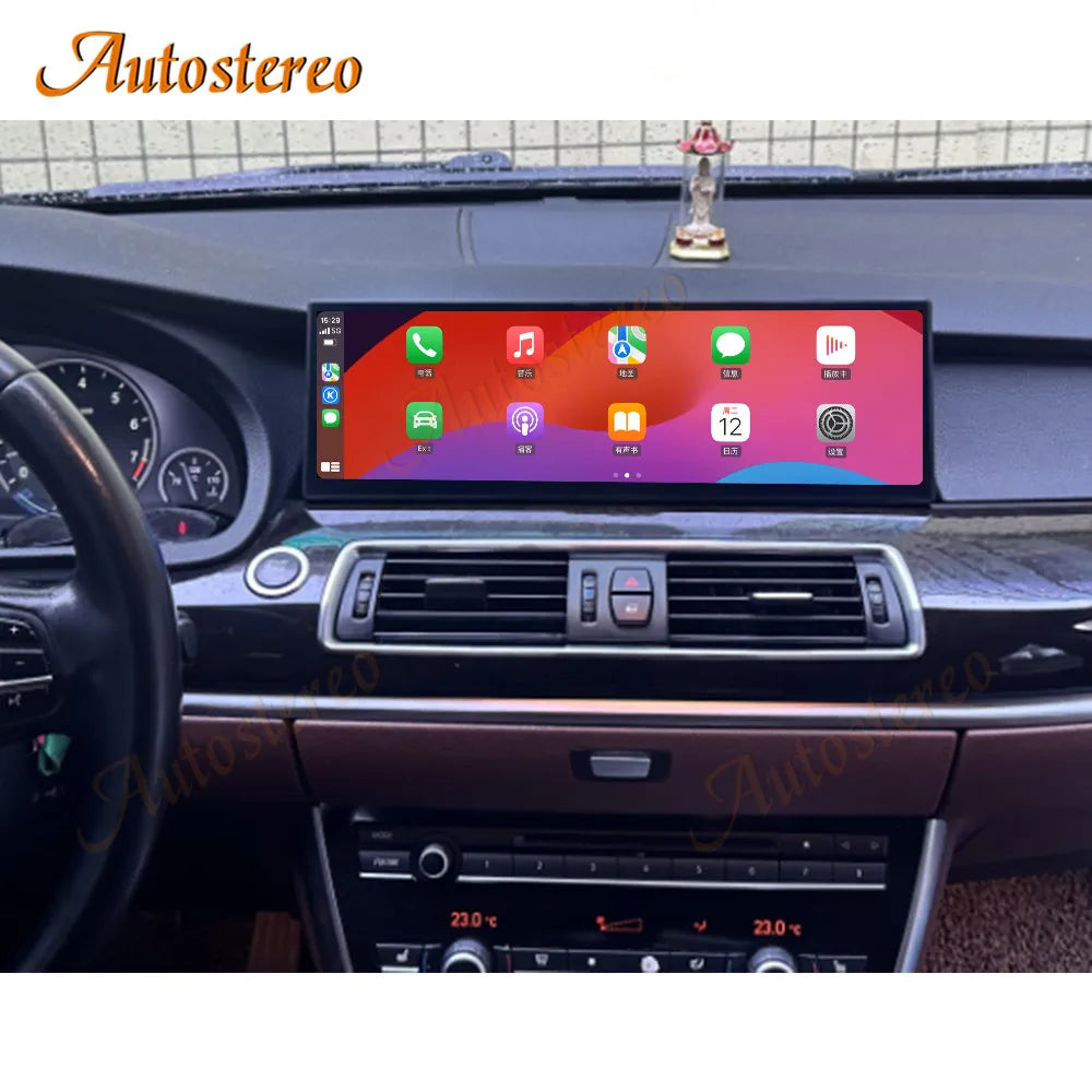 ID8 14.9 Inch Android 14 Screen Carplay For BMW 5GT Series F07 2009-2017 Car Multimedia Pl