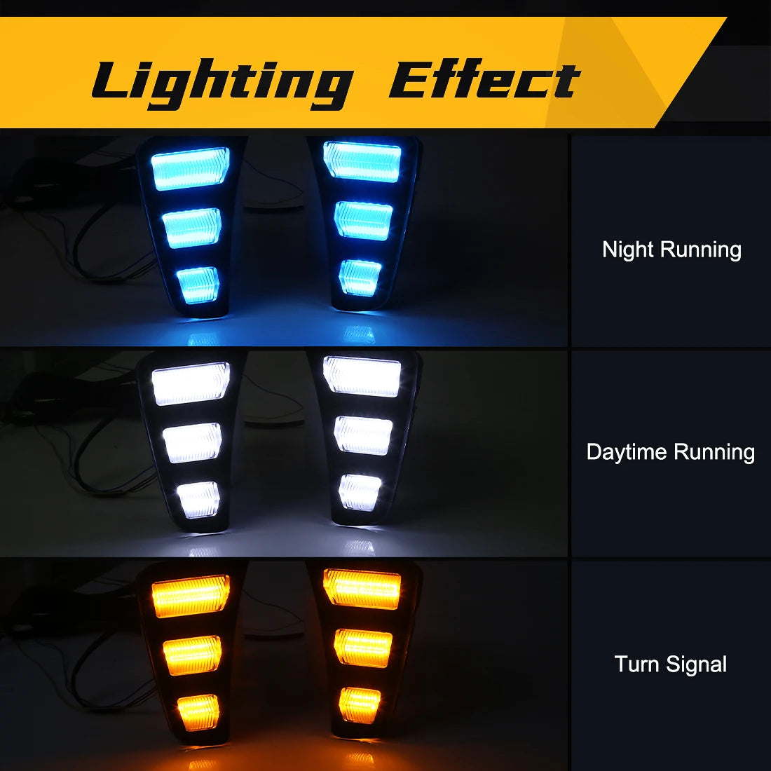 Led DRL For Kia Pegas 2018 2019 Daytime Running Lights Dynamic Turn Signal Fog Lamps Auto  | AUTOKITSHOP