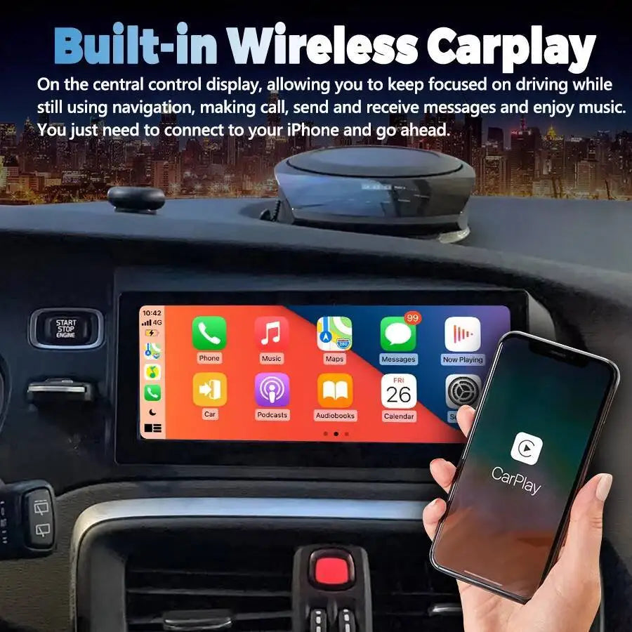 8.8Inch Touch screen Android 15 GPS Wireless CarPlay Head Unit For Volvo V40 2011-2018 Car | AUTOKITSHOP