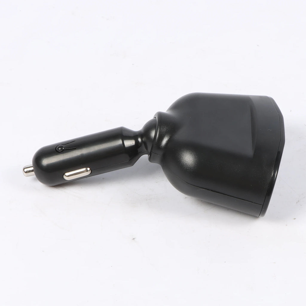 Outlet Dual PD USB 12V 120W Car Cigarette Lighter Socket Splitter Power Adapter Charger Ca