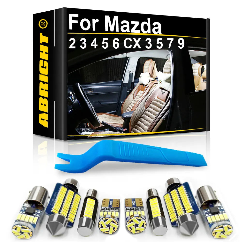 LED Interior Light Kit for Mazda 2 3 5 6 CX3 CX5 CX7 CX9 MX5 NB NC ND Accessories - Canbus Error-Free Bulbs | AUTOKIT...