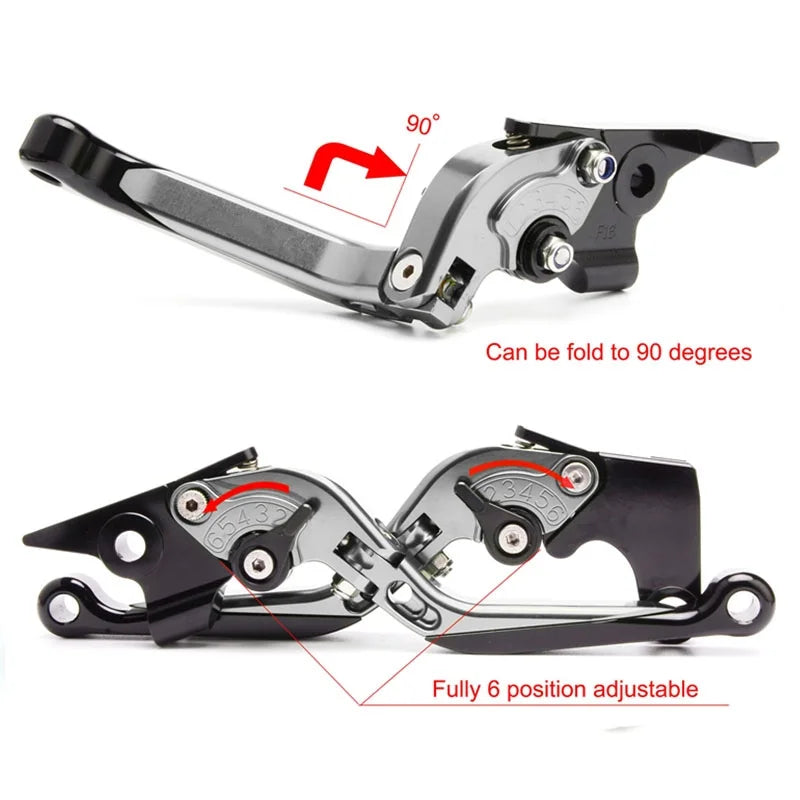 For Yamaha NMAX125 NMAX150 NMAX155 V1 V2 V3 2015-2023 CNC Clutch Lever Brake Lever Set Adjustabl - Automotive LED Light