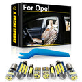 LED Interior Light Kit for Opel GT Movano Crossland X Mokka Adam Agila Karl Meriva Signum Tigra Vectra Parts Accessor...