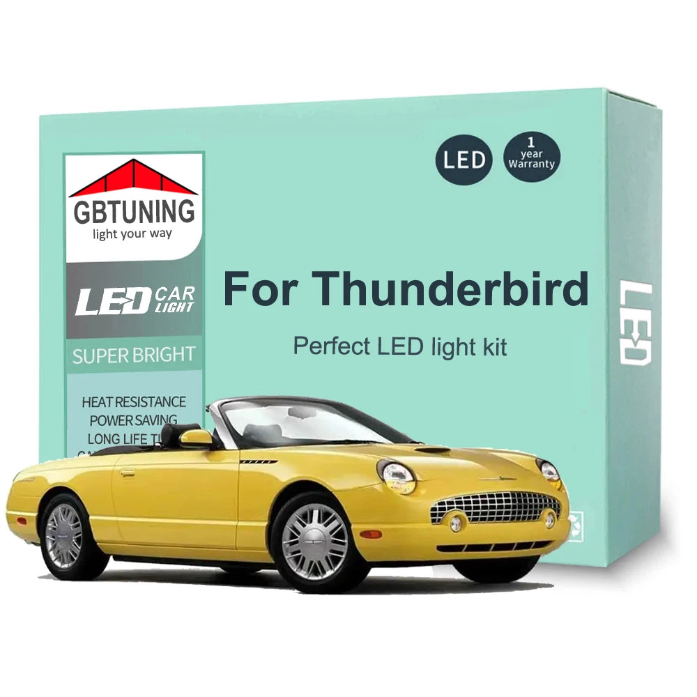 LED Interior Light Kit for Ford Thunderbird 1989-2000 - Canbus Dome Map Door Trunk Bulbs | AUTOKITSHOP