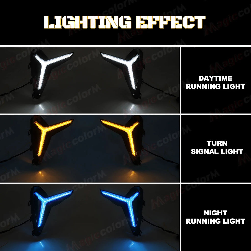 For Geely Proton S70 Emgrand DIHAO EC7 2021 2022 2023 2024 LED DRL Daytime Running Lights  | AUTOKITSHOP