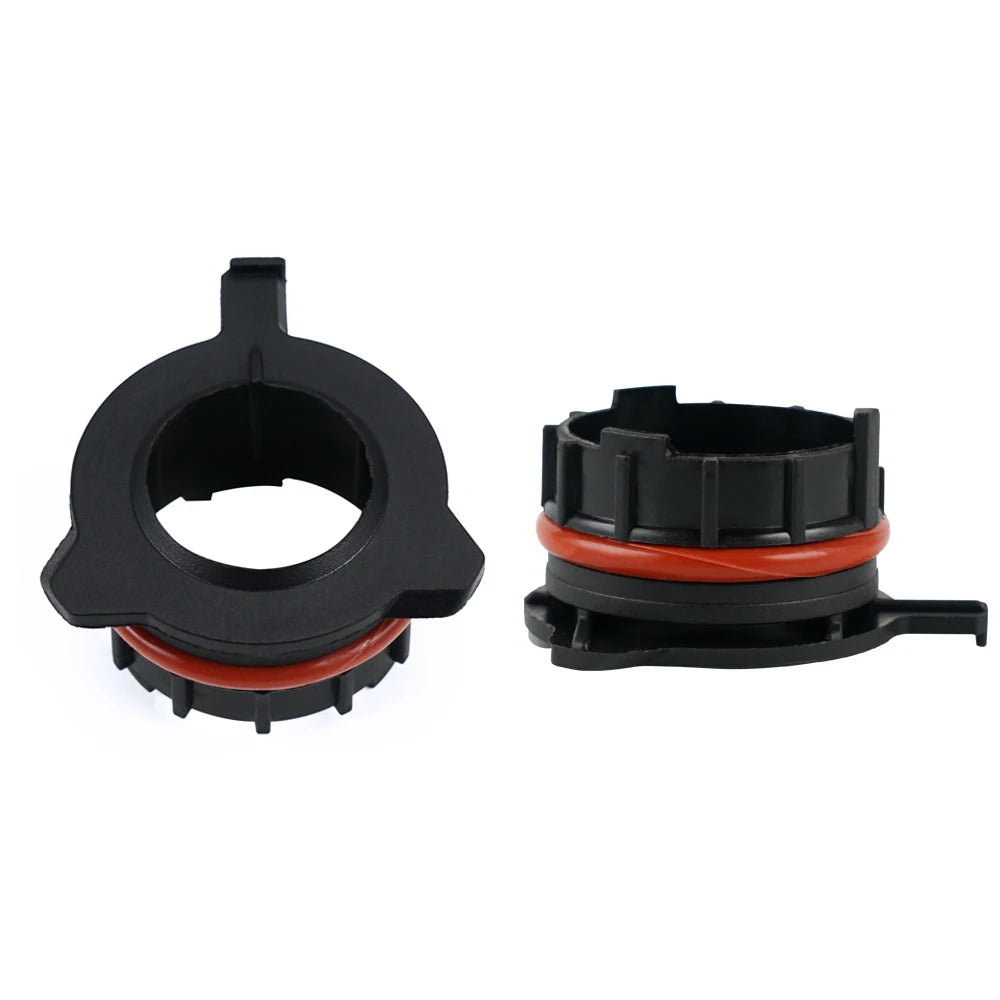 BEVINSEE 2pcs H7 LED Headlight Adapters Holders Lamp Base For Mercedes-Benz SLK Class SLK2