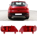 Red Rear Fog Light Assembly Car Accessories Replacement for PEUGEOT 3008 2009‑2016 - Canbus LED Car Light