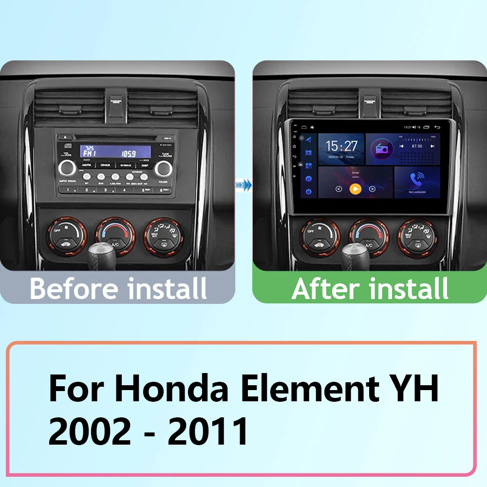 Android Auto For Honda Element YH 2002 - 2006 Car Radio Multimedia Video Player GPS Naviga