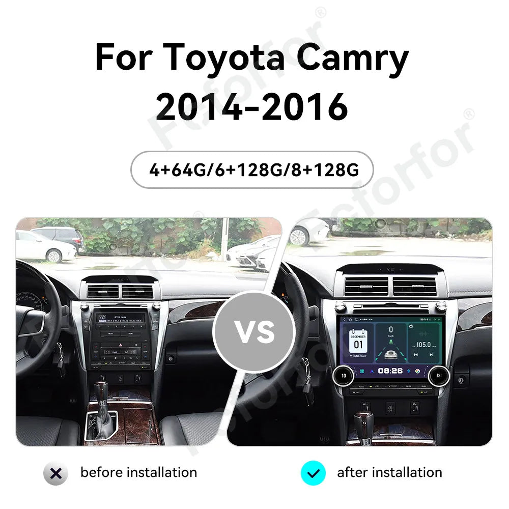11.5 Inch Android 15 Smart HD Display Car Stereo Wireless CarPlay GPS Multimedia Player Fo
