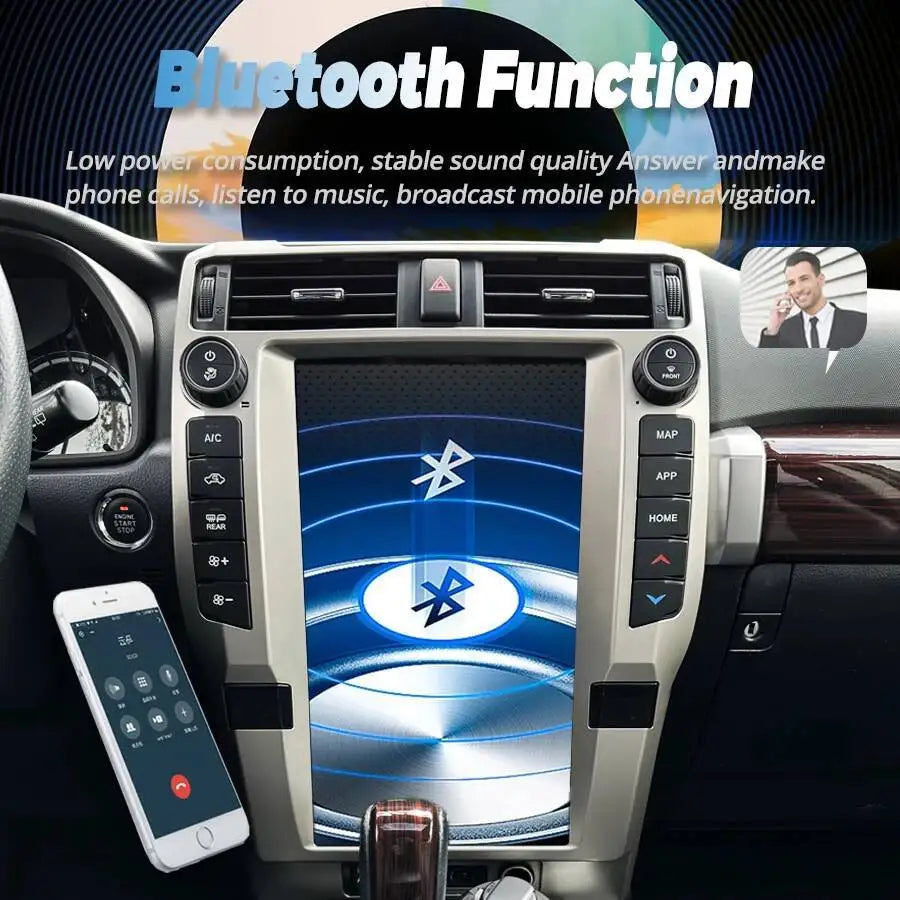 15.6inch Android Car Radio For Toyota 4Runner 4 Runner 2010-2020 GPS Navigation Stereo Mul | AUTOKITSHOP