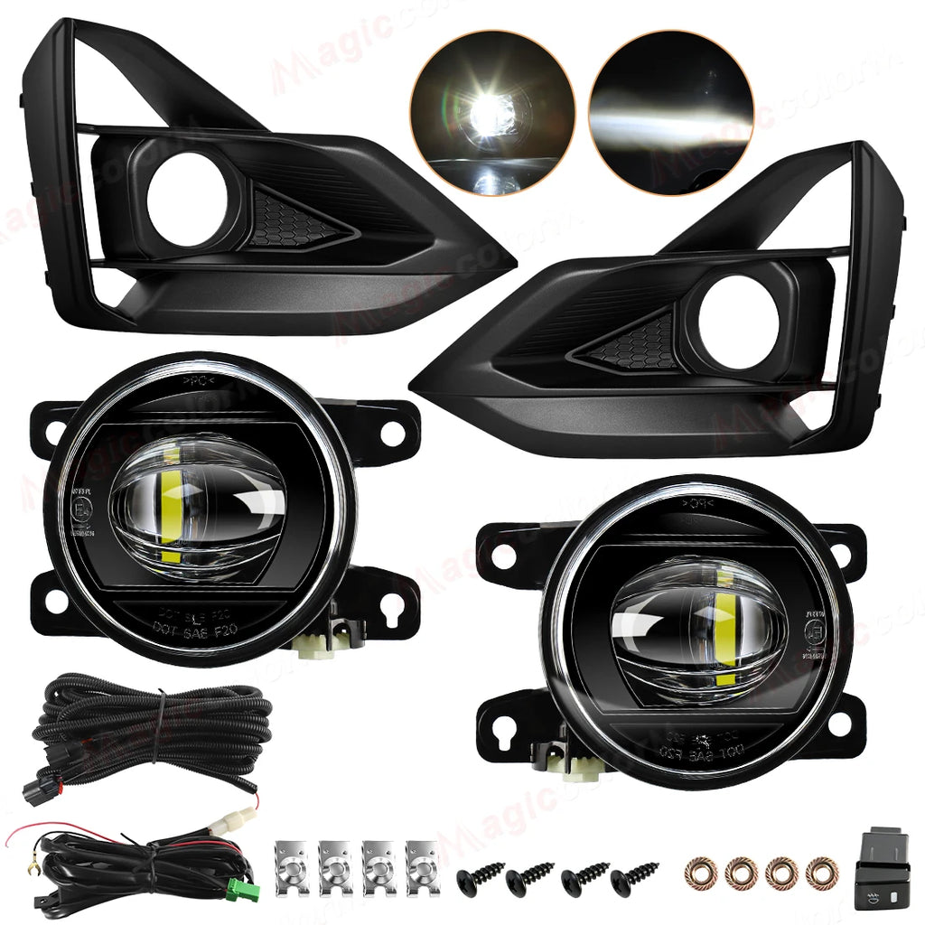 DLAA LED Fog Lamps Set For Isuzu D-Max V-CROSS 4 DOORS 2 DOORS 2027 DRL Daytime Running Li | AUTOKITSHOP