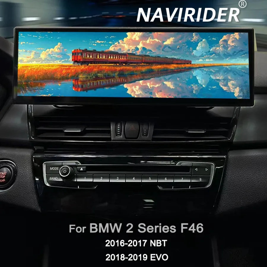 14.9" Android14 Auto Car Radio For BMW 2Series F46 2016-2019 NBT EVO Wireless Carplay Mult | AUTOKITSHOP