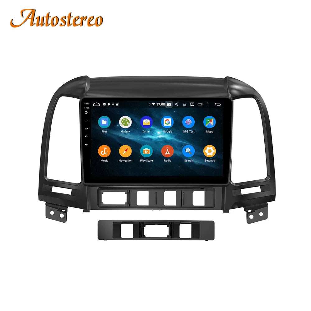 Carplay Android 14 Car Multimedia Player GPS Navigation for Hyundai Sante Fe 2006-2012 Car