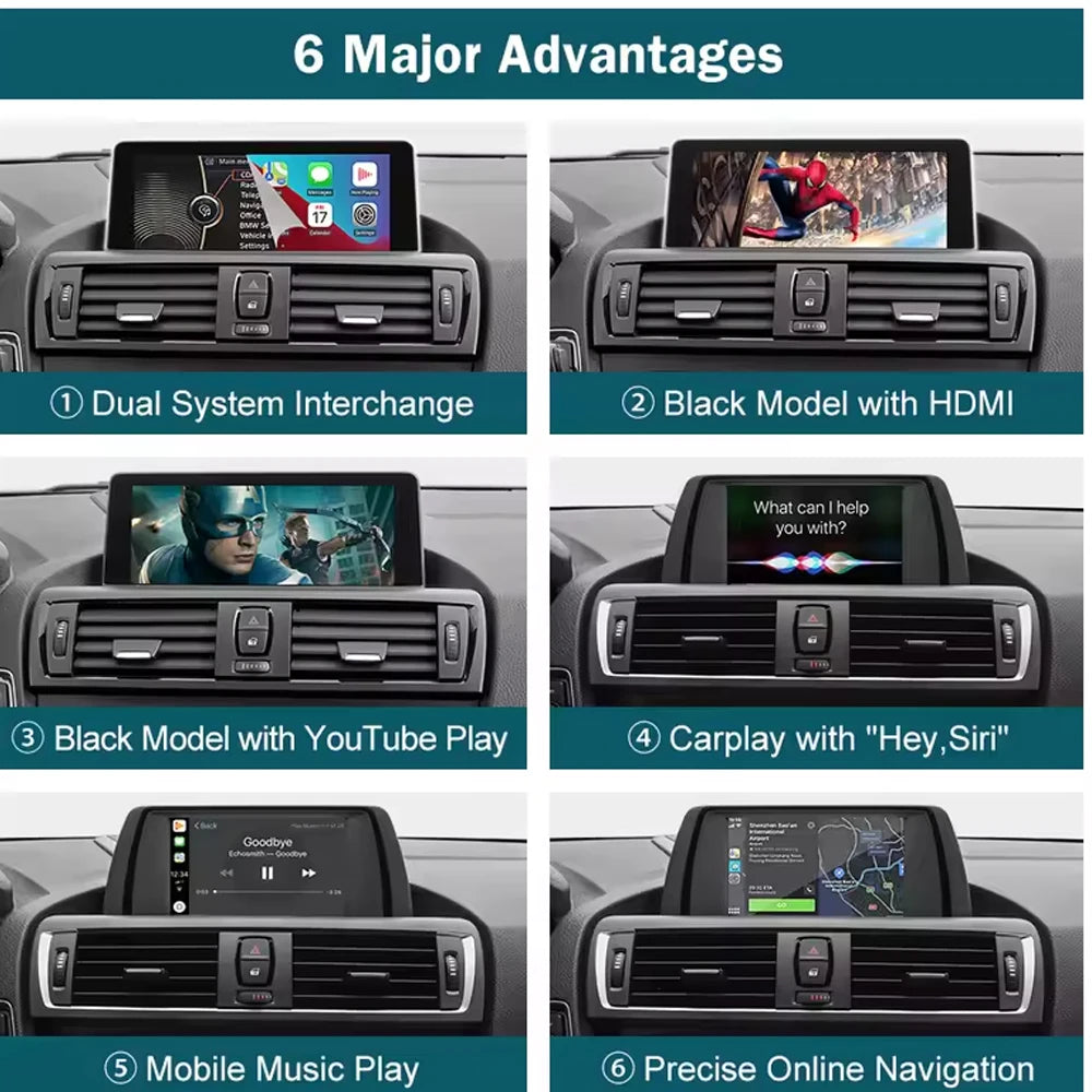 For BMW F48 F88 F15 F85 F16 NBT EVO system Wireless CarPlay Android Auto ModuleWith Blueto | AUTOKITSHOP