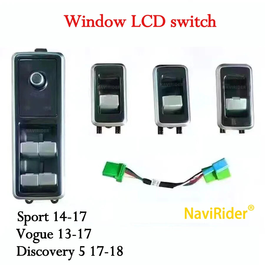Window LCD switch buttons For Land Rover Range Rover Sport Vogue 2013-2017, Discovery 5 20 | AUTOKITSHOP