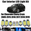 13-Piece LED Interior Light Kit for Chevrolet Chevy Cruze 2009-2014 - Canbus Dome Map Door Trunk Bulbs | AUTOKITSHOP