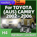 Roadsun 26000LM LED H4 Car Headlight Bulbs Auto Light 6000K For TOYOTA (AUS) CAMRY 2002 20