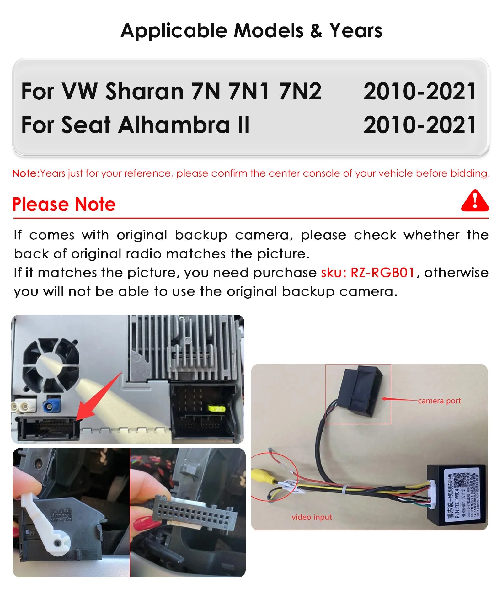 9"2din Carplay Android 14 Car Radio for Volkswagen VW Sharan 7N SEAT Alhambra 2010-2021 Mu