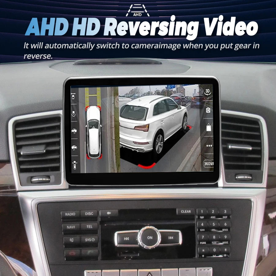 9 Inch Android 13 Oled Screen Car Multimedia Video Player GPS For Benz ML W166 GL X166 201 | AUTOKITSHOP