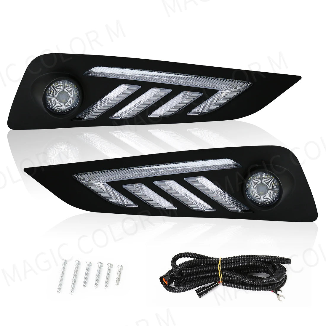 LED Daytime Running Lights For MG MG6 2021 2022 Morris Garages DRL Fog Lamps Turn Signal W | AUTOKITSHOP