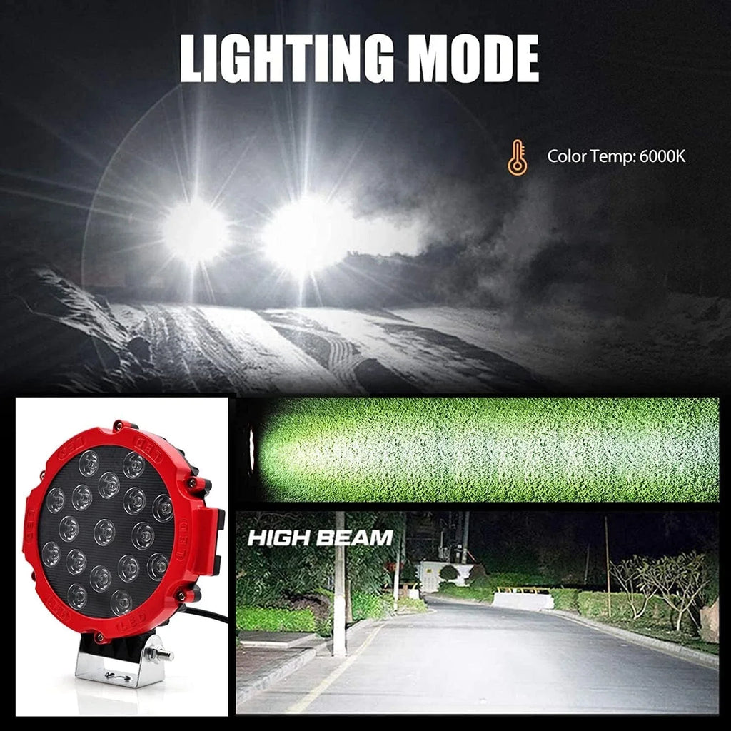 12V 150W Bright LED Light Off Road 4x4 Spotlight Car Headlight Work Spot Lamp Automotive C