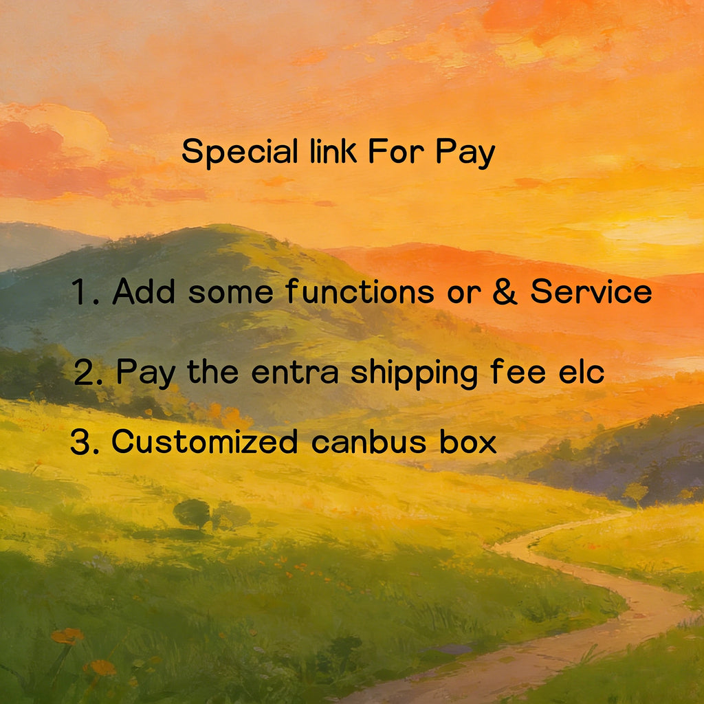 6 Special Link for Our Customers to pay the extra fee