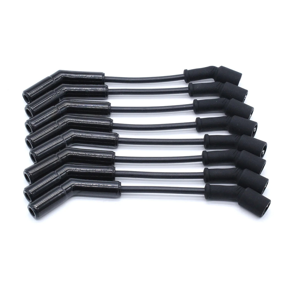 Plug Wire Set 9070CK Extreme 9000 Ceramic 8mm Blk 135° M4632813 fits for 2005-2011 GM LS C