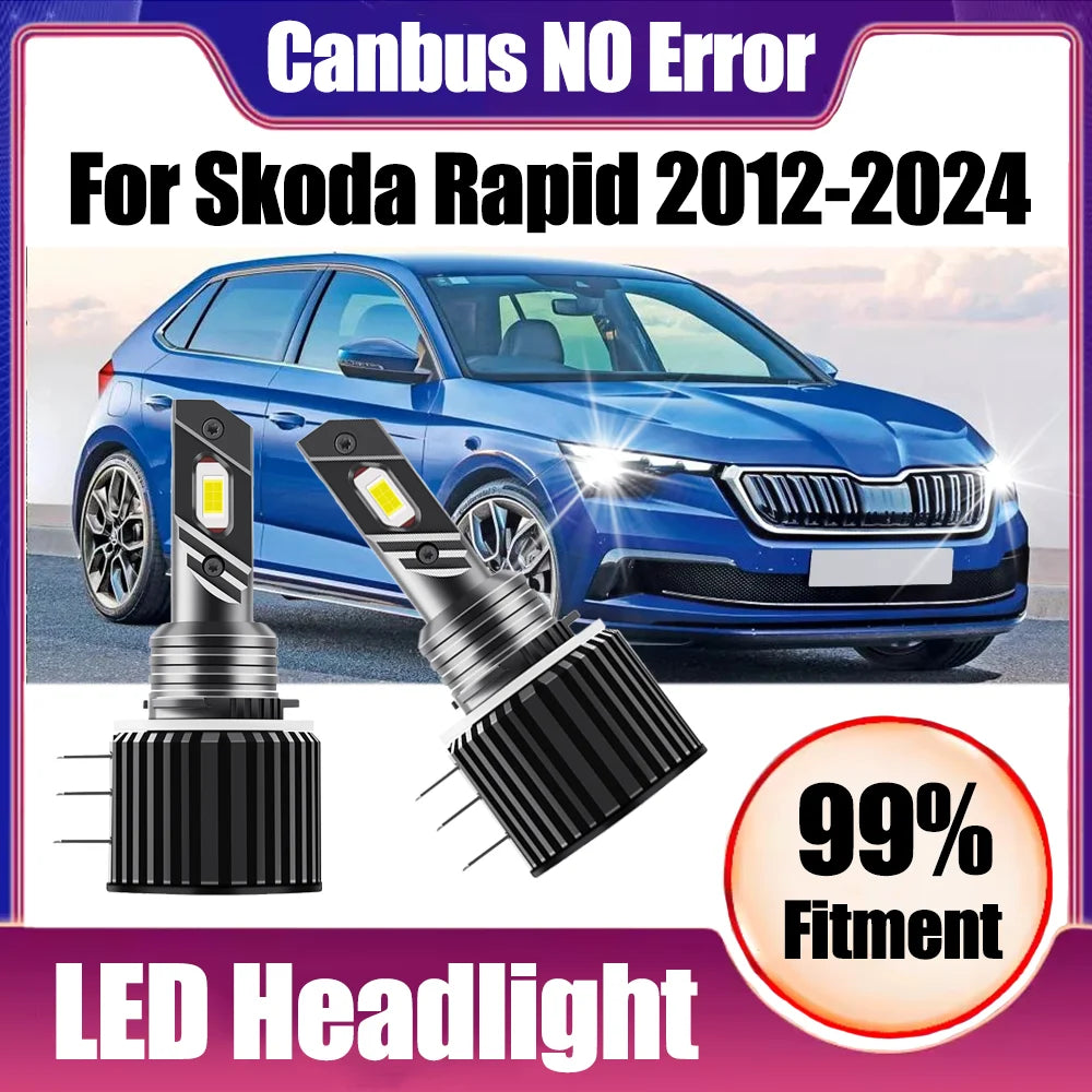 150W H15 LED Headlights High Beam/DRL Day Running Light 40000LM 3570 CSP Chips Plug and Pl