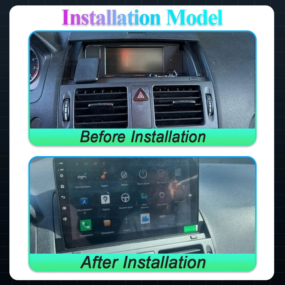 Android 16 For Mercedes Benz C Class 3 W204 S204 2006-2011 Car Radio Multimedia Video Play | AUTOKITSHOP